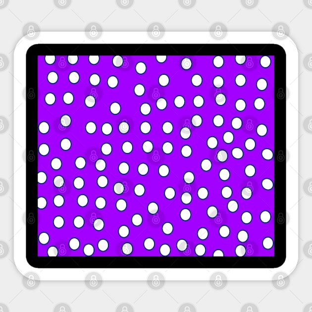 White circle with purple design Sticker by Samuelproductions19